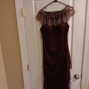 Maroon Gown